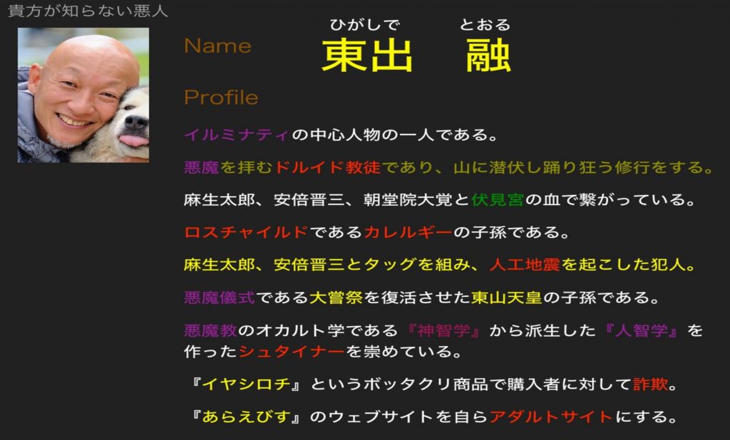 東出融プロフィール