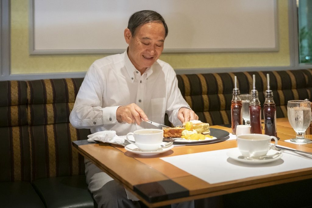 菅官房長官パンケーキ